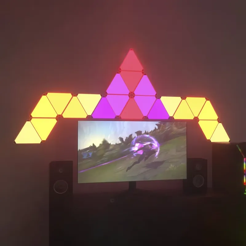 Banqcn Triangle LED Gaming Set - Smart Home Assistant ulasan dan harga